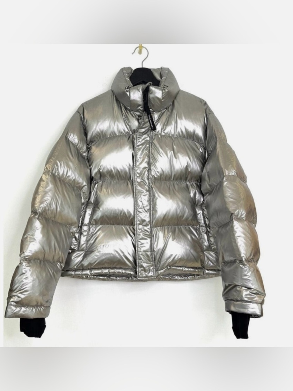 📌 Aritzia The Super Puff Metallic Puffer Jacket